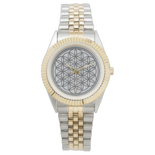 Montre FLEURS DE VIE - Symbole de géométrie sacrée plan 1