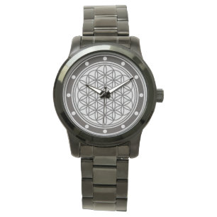 Montre FLEURS DE VIE - Symbole de géométrie sacrée plan 1