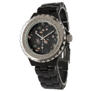 Montre Fleurs d'eau simples 1