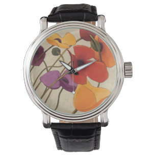 Montre Fleurs et tiges de printemps