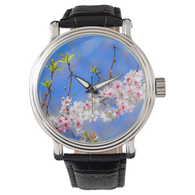 Montre Fleurs japonaises de cerises 17 (devant)