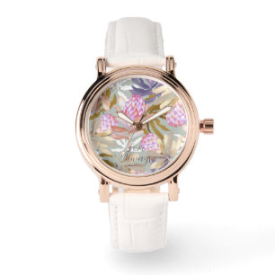 Montre Fleurs sauvages Protea botanique
