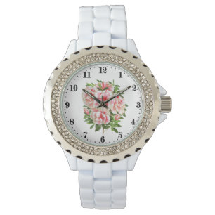 Montre Fleurs vintages mignonnes dames
