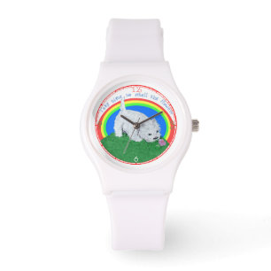 Montre Fleurs Westie