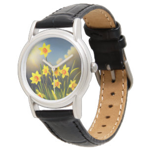 Montre Fleuves illuminées : Les jonquilles dorées en plei