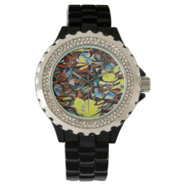 Montre Floral Black Watch avec effet Dreaming