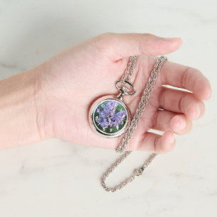 Montre Floral de Lilac pourpre