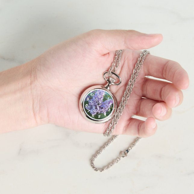 Montre Floral de Lilac pourpre (Main)