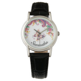 Montre Floral Paisley and Butterfly