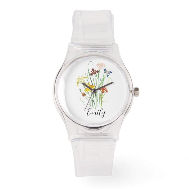 Montre Floral personnalisé (Recto)