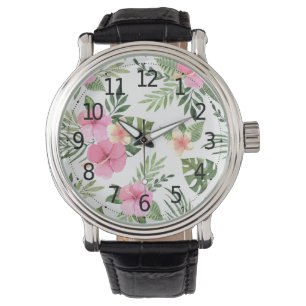 Montre Flore tropicale d'été simple La Veille des homm
