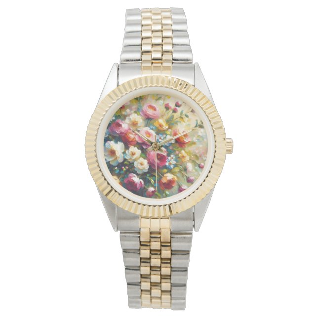 Montre Flore vive brillante et audacieuse (devant)