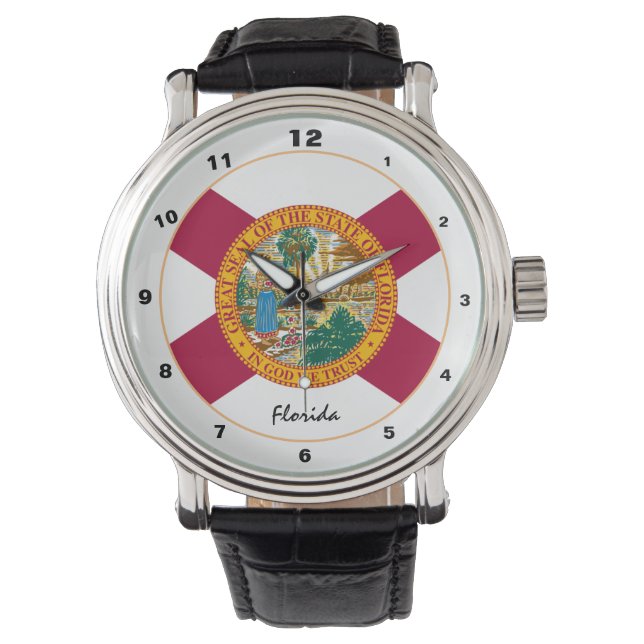 Montre Floride, drapeau Floride, mode / design (devant)