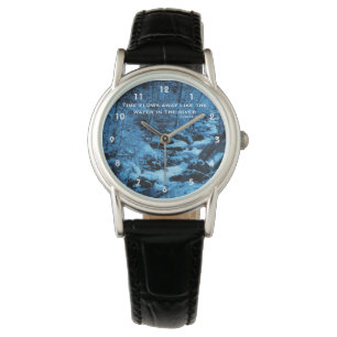 Montre Flot Temps Confucius Citation Inspirationnelle