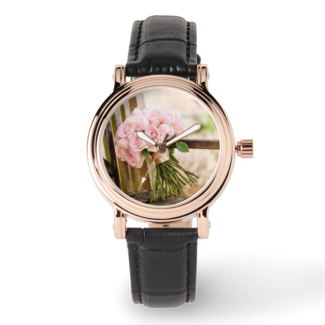 Montre Flowers | Pink Rose Bouquet (Recto)