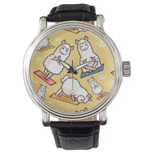 Montre Folie de lama de yoga