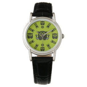 Montre Folk Art Nordic Owl