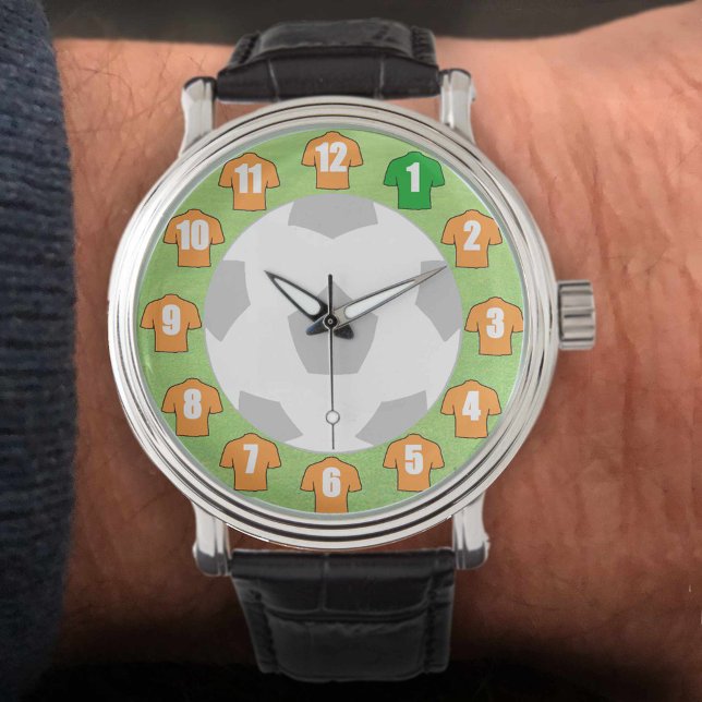 Montre Football Watch - avec les anciennes chemises en or (Créateur téléchargé)