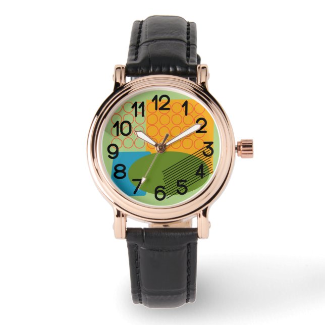 Montre Formes Abstraites  (Recto)