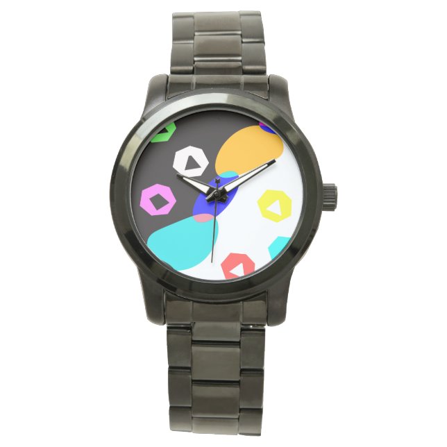 Montre Formes colorées (devant)