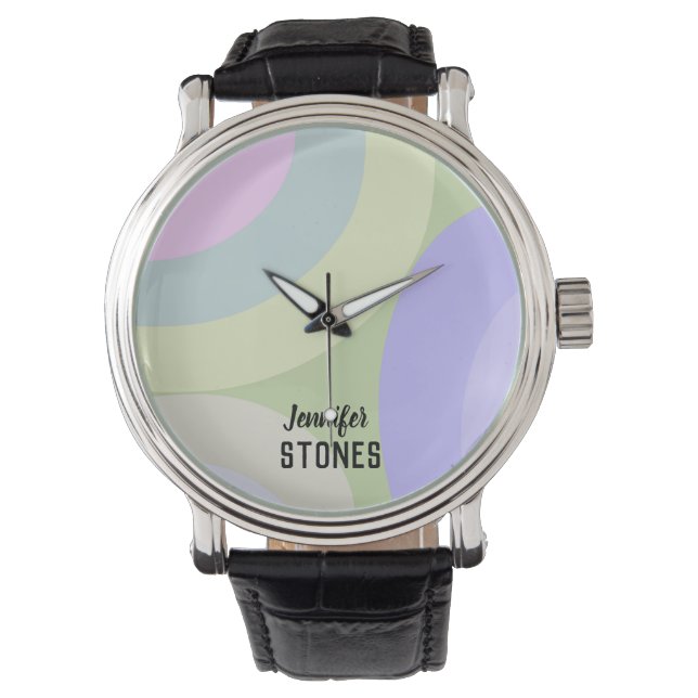Montre Formes colorées Abstraites (devant)