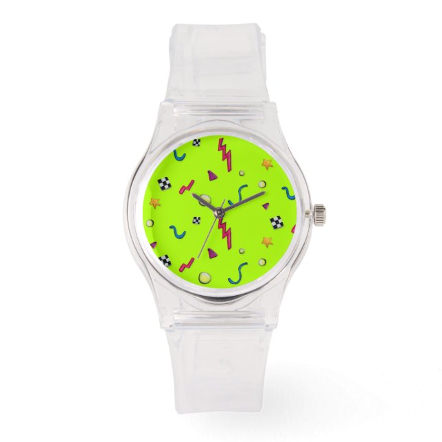 Montre Fou des années 80 - Motif (Recto)