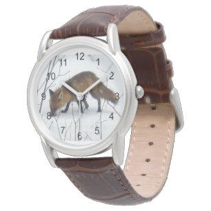 Montre Fox dans la neige