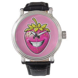 Montre Fraise rose