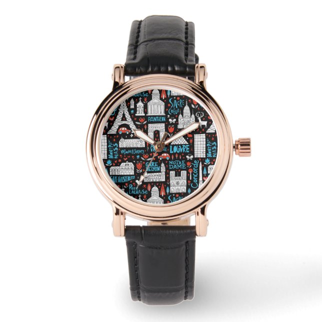 Montre France | Motif de symboles (Recto)