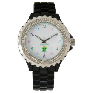 Montre FrankenCheese Veille noire féminine de Pâques