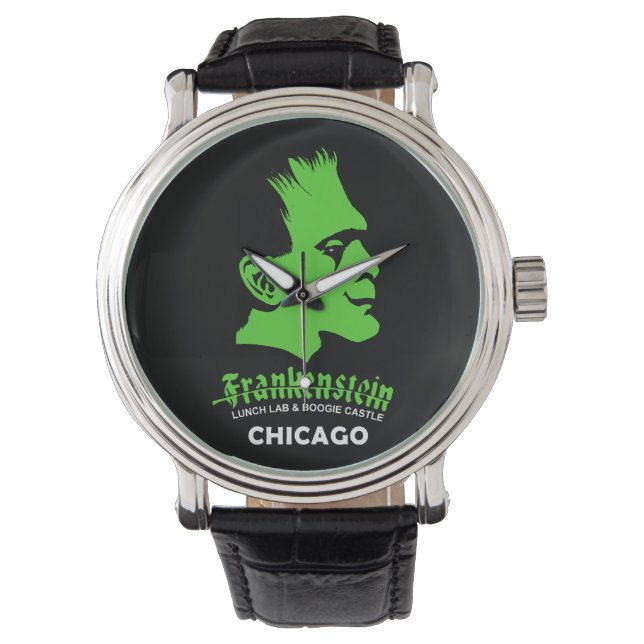 Montre Frankenstein, Bar, Disco, Chicago, IL Wristwatch (devant)