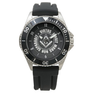 Montre Freemasonry symbol wrist watch