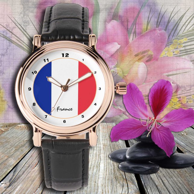 Montre French Flag & France mode/design tendance (Créateur téléchargé)