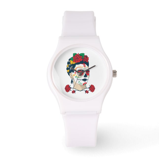 Montre Frida Kahlo | El D � a de los Muertos (Recto)