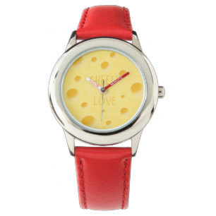 Montre Fromage Personnalisable "Cheesy Love"