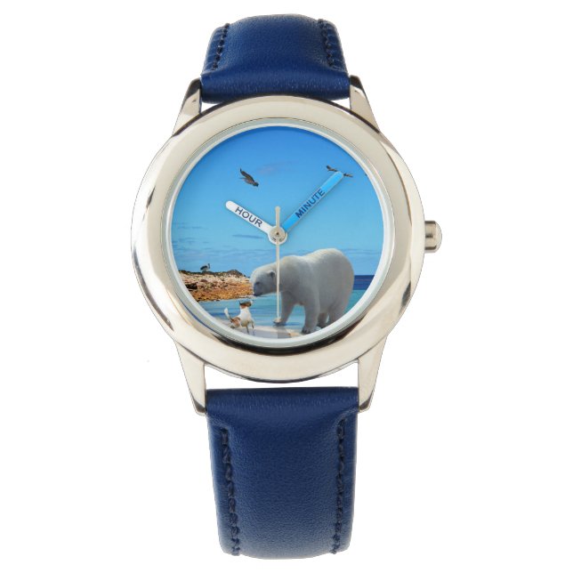Montre Frost et fourrure : Un ours polaire rencontre un F (devant)