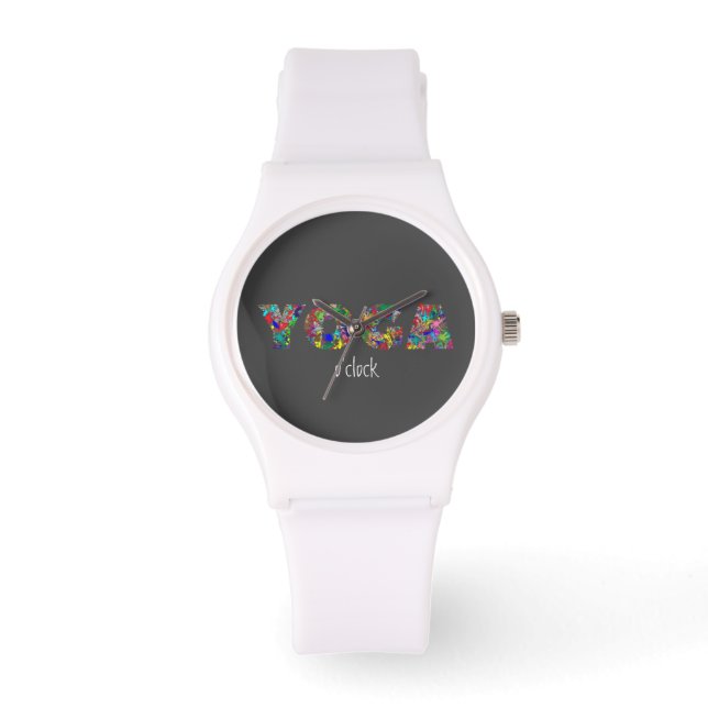 Montre Fun Graphic Yoga O'Clock eWatch (Recto)