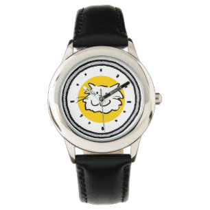 Montre Fun Happy Smiling Chat sur un