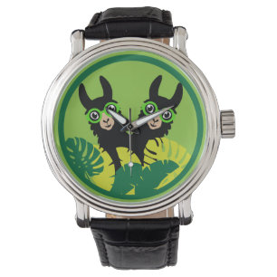 Montre Fun Llama Alpaca Best Friends