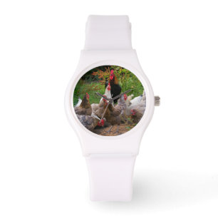 Montre Funky Farmyard Chickens Rooster Sport Watch