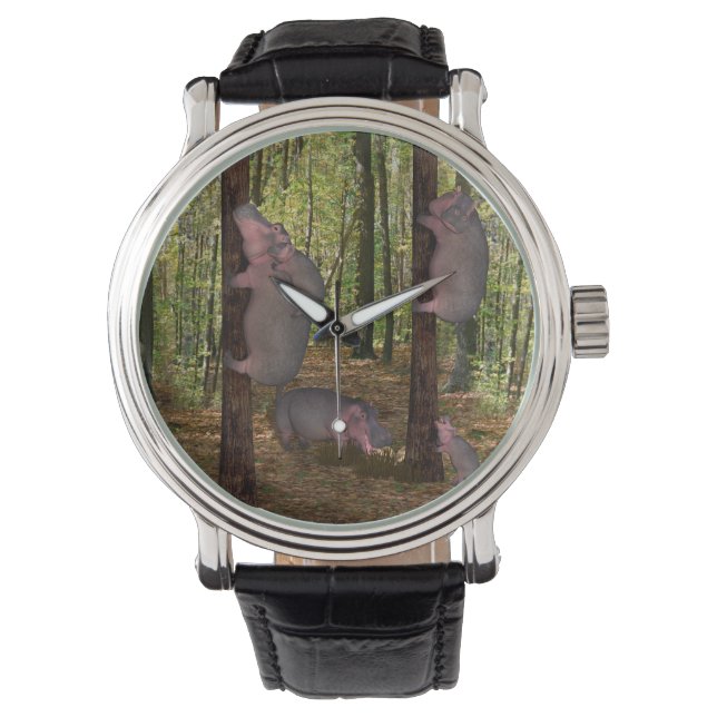 Montre Funny Hippopotames Koala-Wannabe (devant)