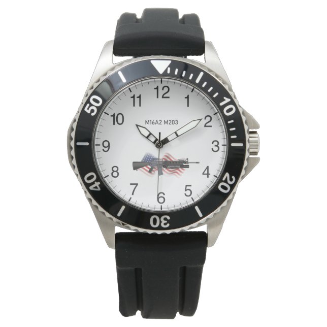Montre Fusil Patriotique M16A2 M203 (devant)