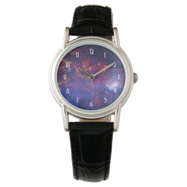 Montre Galaxie brillante dans l'espace (devant)