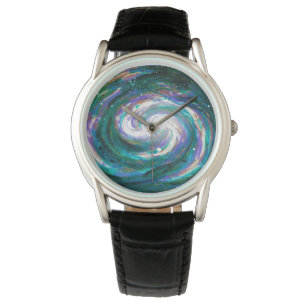 Montre Galaxie peinte à la main