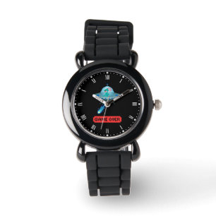 Montre "Game Over" Alien volant un vaisseau spatial OVNI,