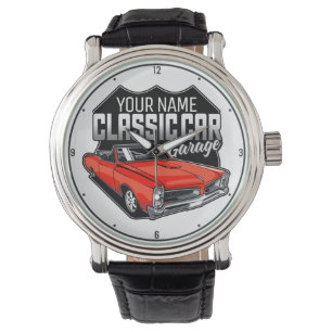Montre Garage de voiture classique convertible personnali