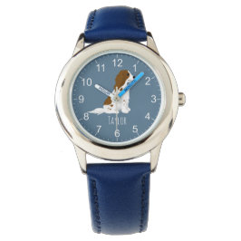 Montre Garçons Bleu Springer Espagnol Chien Enfants