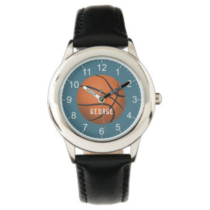 Montre Garçons Blue Sports Basketball Enfants