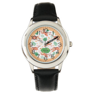 Montre Garçons Tigre doux Jungle sauvage Personnalisé E