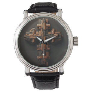 Montre Garde-croix en bois